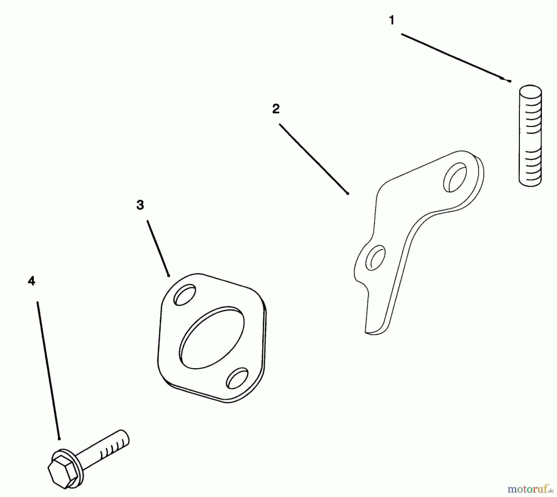  Toro Neu Mowers, Lawn & Garden Tractor Seite 1 72064 (265-H) - Toro 265-H Lawn and Garden Tractor, 1996 (6900001-6999999) EXHAUST