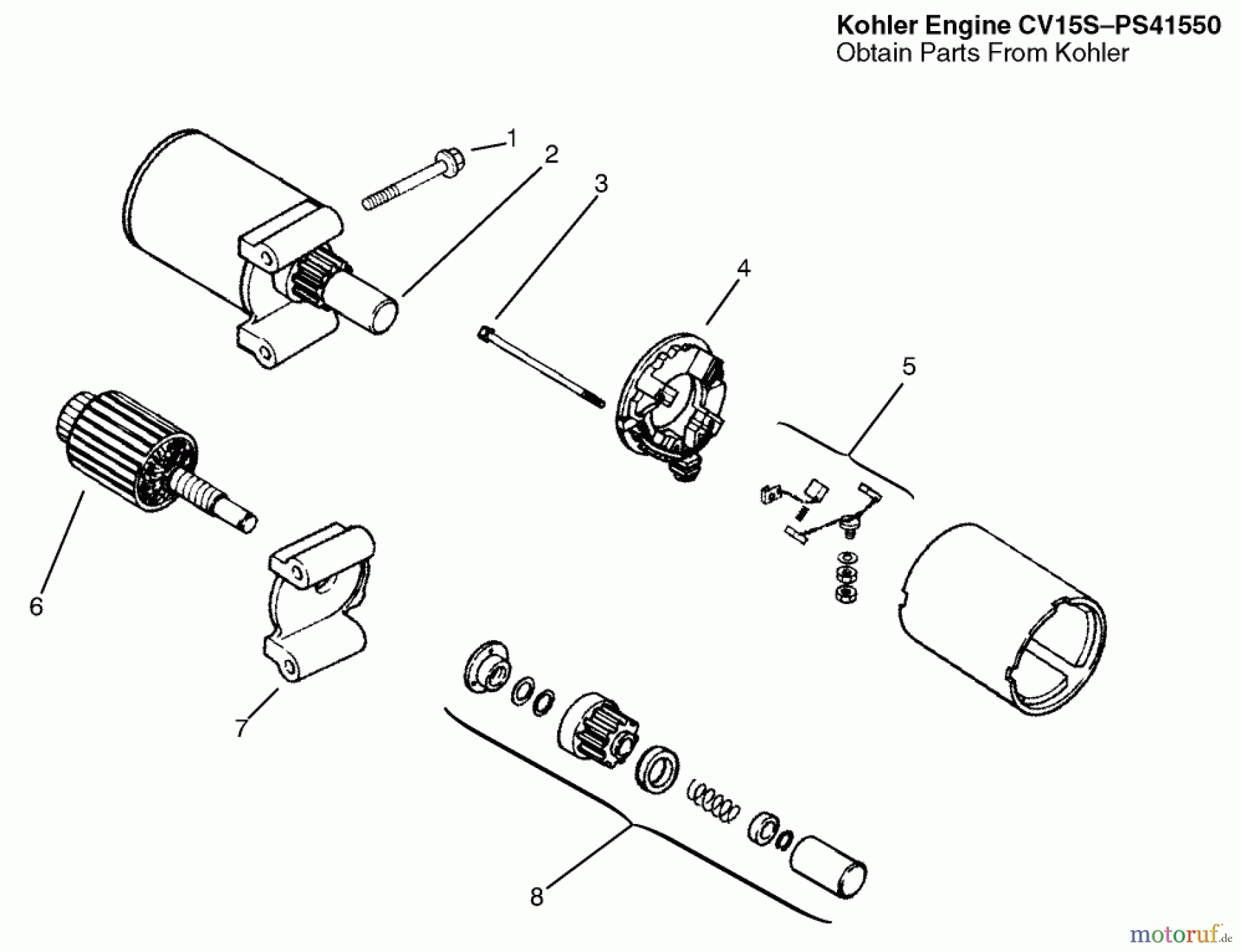  Toro Neu Mowers, Lawn & Garden Tractor Seite 1 72047 (265-6) - Toro 265-6 Lawn and Garden Tractor, 1999 (9900001-9999999) STARTING SYSTEM