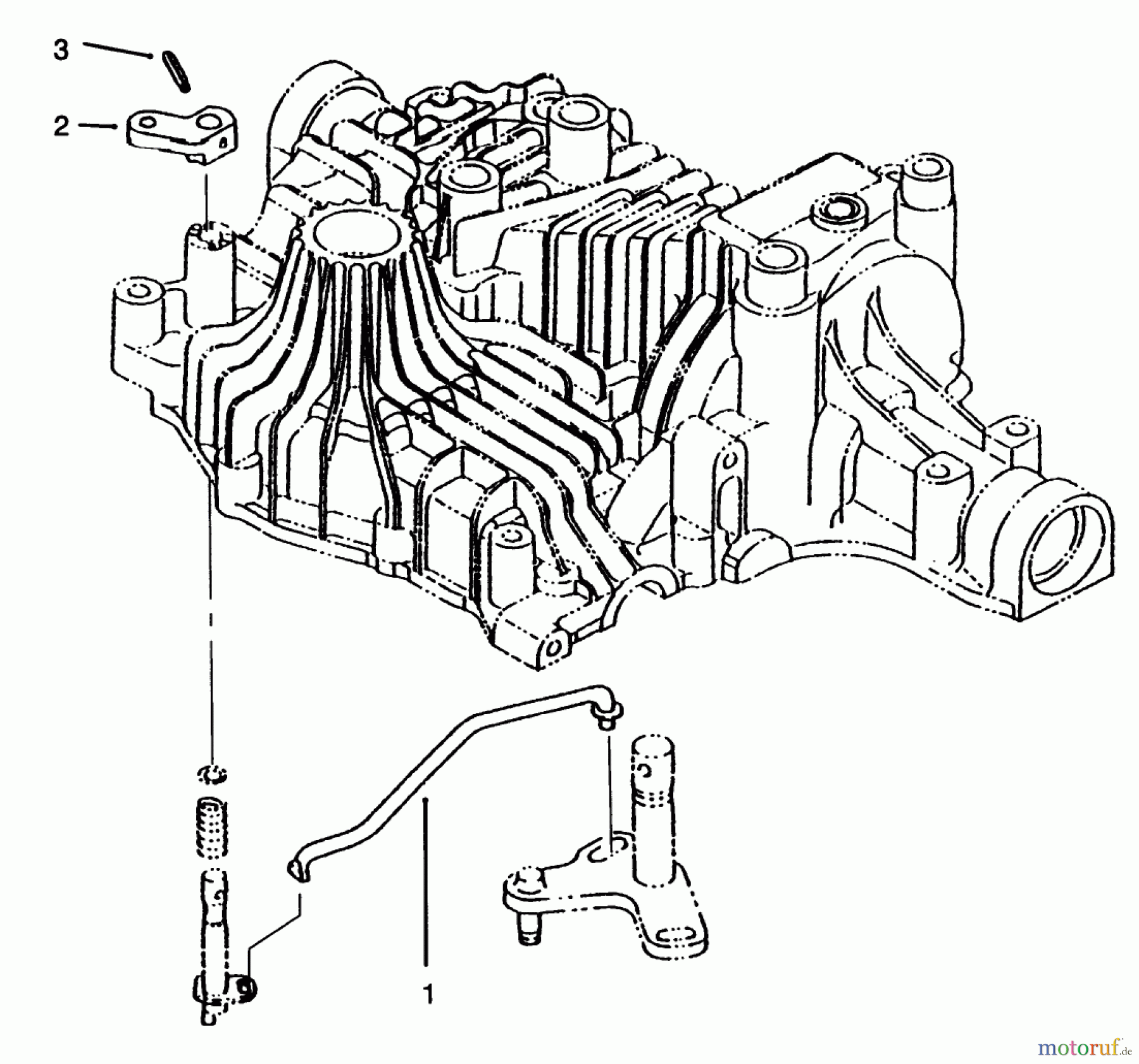  Toro Neu Mowers, Lawn & Garden Tractor Seite 1 72104 (267-H) - Toro 267-H Lawn and Garden Tractor, 1996 (6900001-6999999) BYPASS RETURN