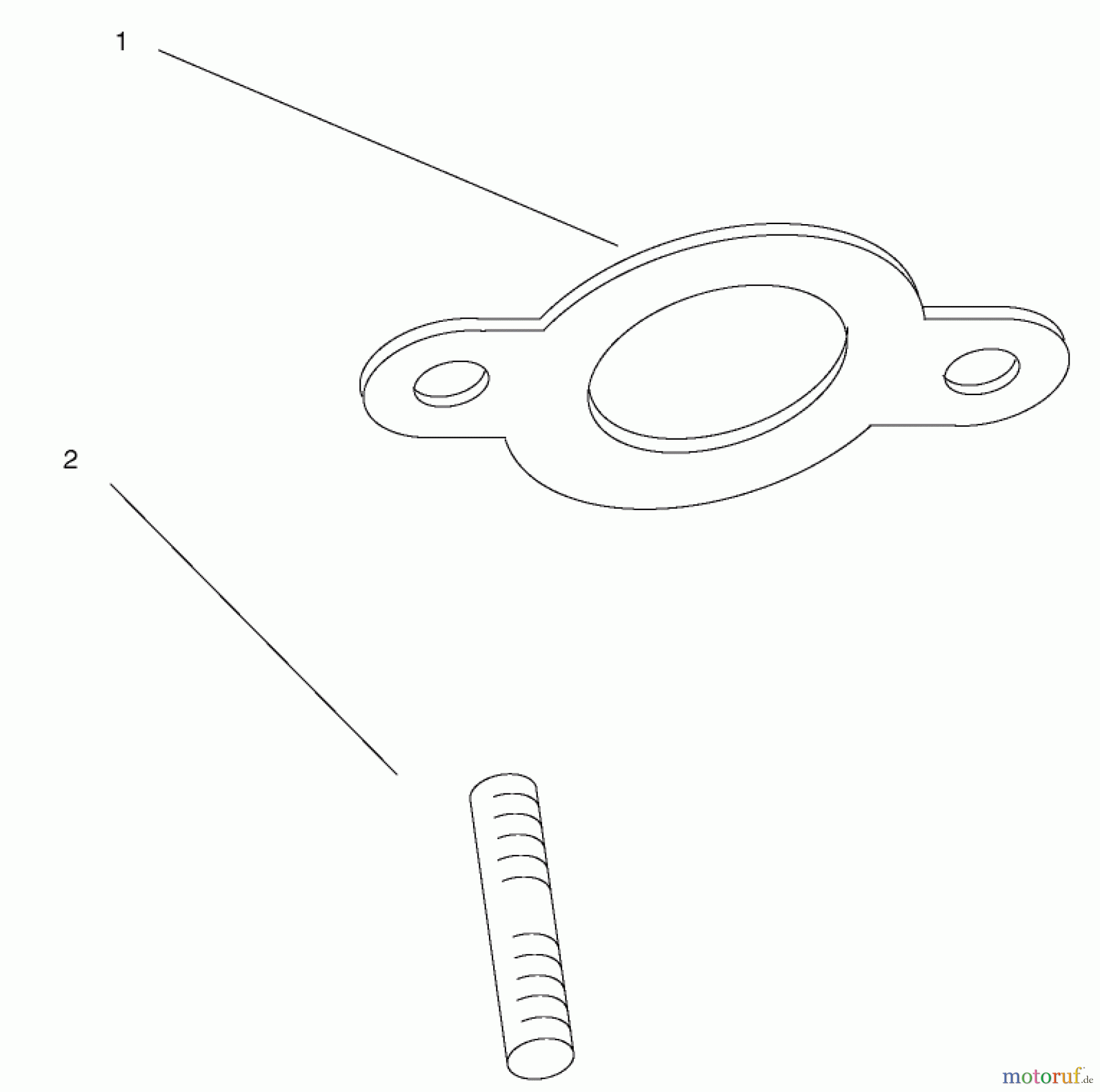  Toro Neu Mowers, Lawn & Garden Tractor Seite 1 72107 (268-HE) - Toro 268-HE Lawn and Garden Tractor, 2002 (220000001-220999999) EXHAUST ASSEMBLY KOHLER CV18S-PS-61528 AND CV18S-PS-61529