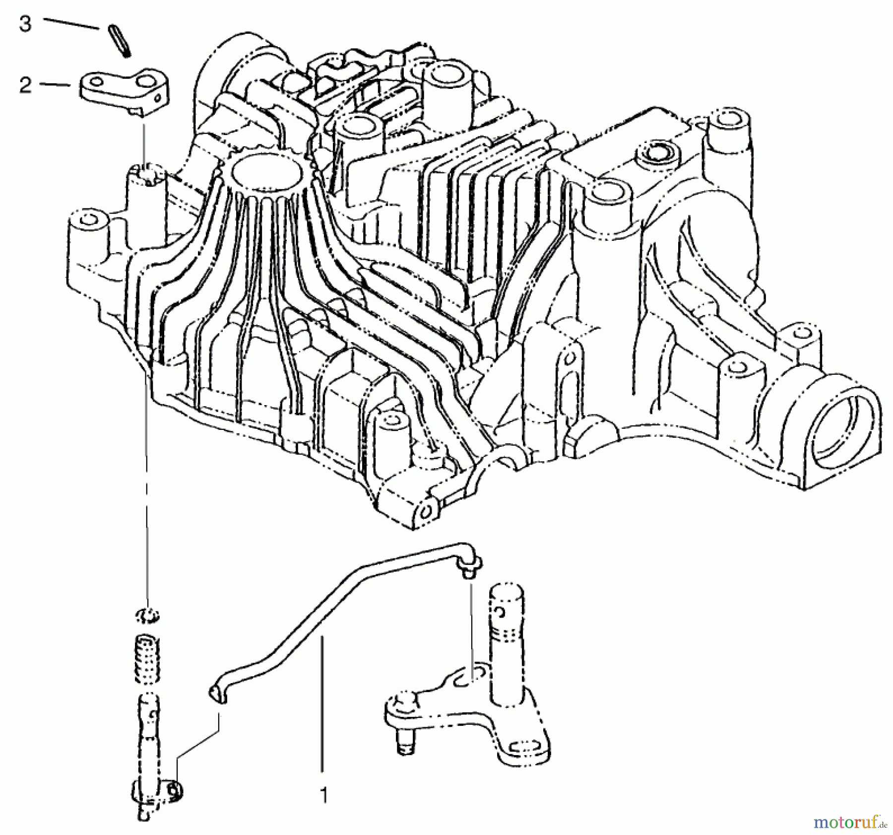  Toro Neu Mowers, Lawn & Garden Tractor Seite 1 72102 (269-H) - Toro 269-H Lawn and Garden Tractor, 1997 (7900001-7999999) BYPASS RETURN