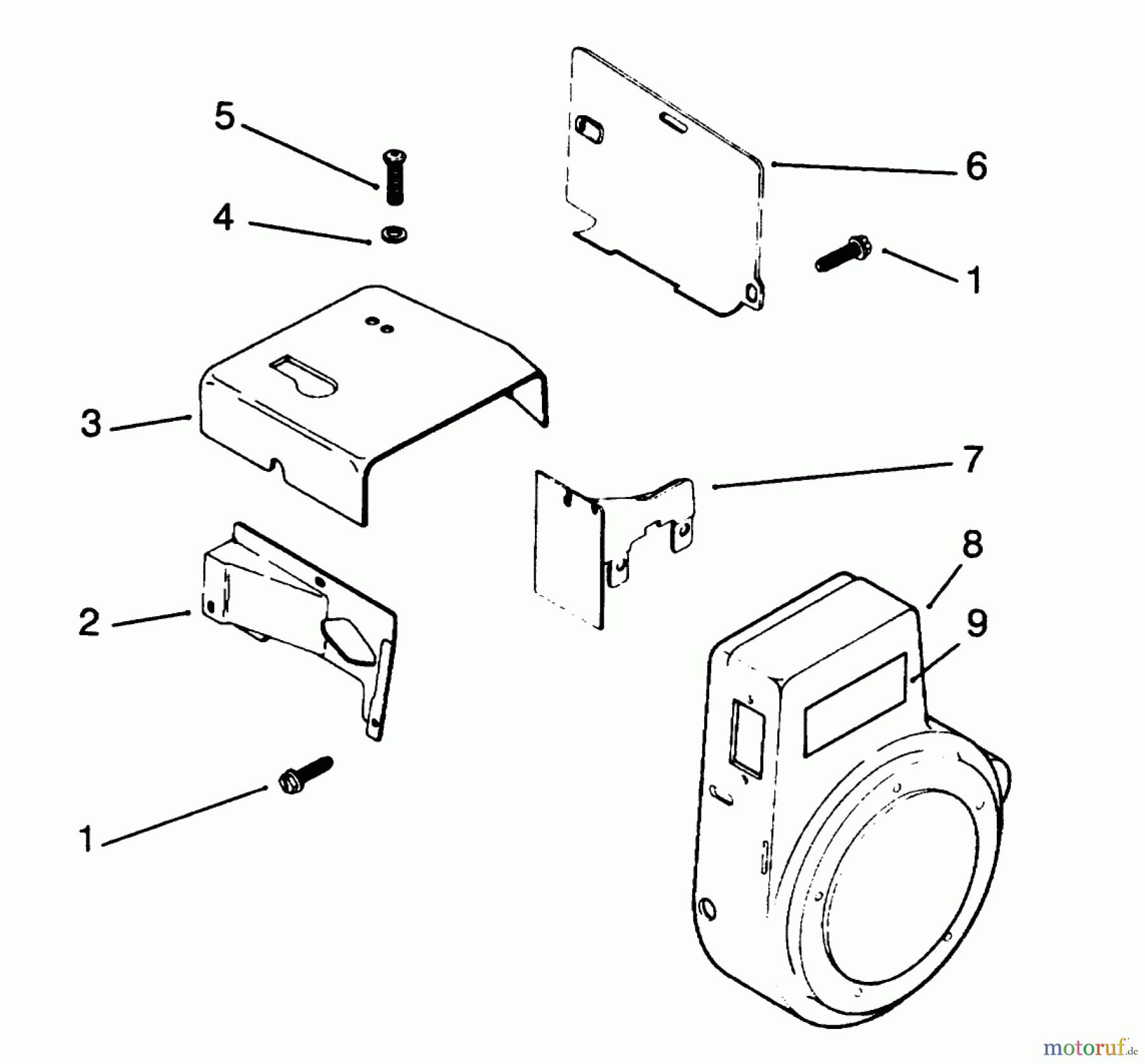  Toro Neu Mowers, Lawn & Garden Tractor Seite 1 73400 (314-8) - Toro 314-8 Garden Tractor, 1993 (3900001-3999999) BAFFLES AND SHROUDS