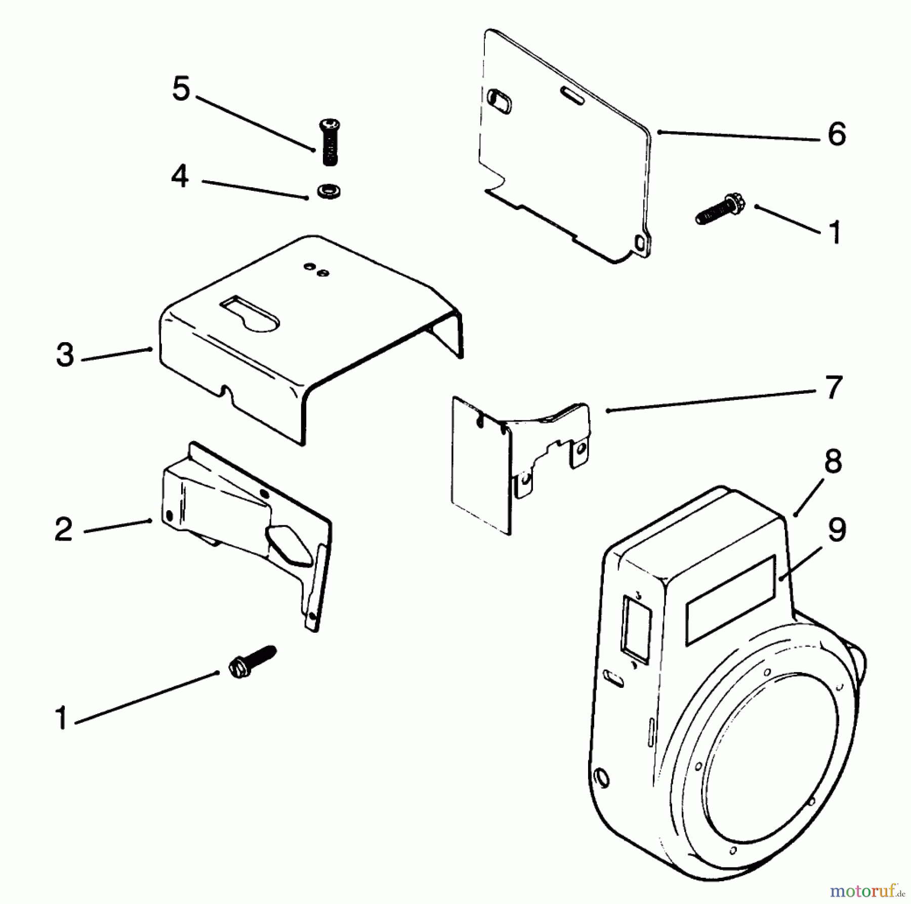  Toro Neu Mowers, Lawn & Garden Tractor Seite 1 73401 (314-H) - Toro 314-H Garden Tractor, 1993 (3900001-3999999) BAFFLES AND SHROUDS