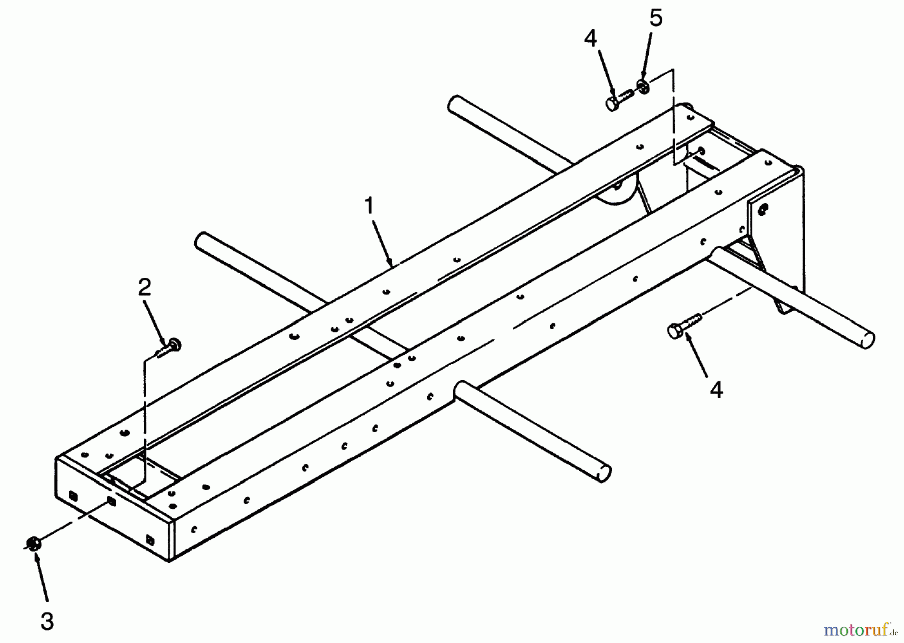  Toro Neu Mowers, Lawn & Garden Tractor Seite 1 73440 (416-8) - Toro 416-8 Garden Tractor, 1993 (3900001-3999999) FRAME