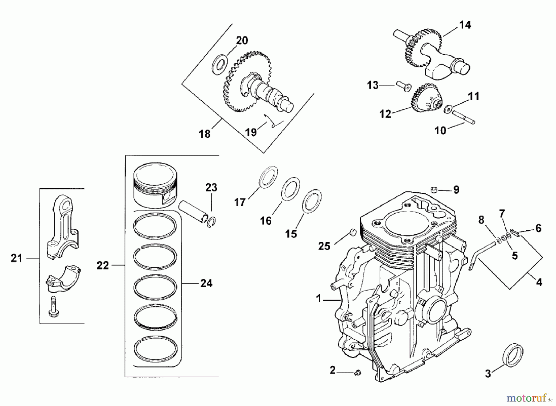  Toro Neu Mowers, Lawn & Garden Tractor Seite 1 73428 (312-8) - Toro 312-8 Garden Tractor, 1998 (8900500-8999999) CRANKCASE