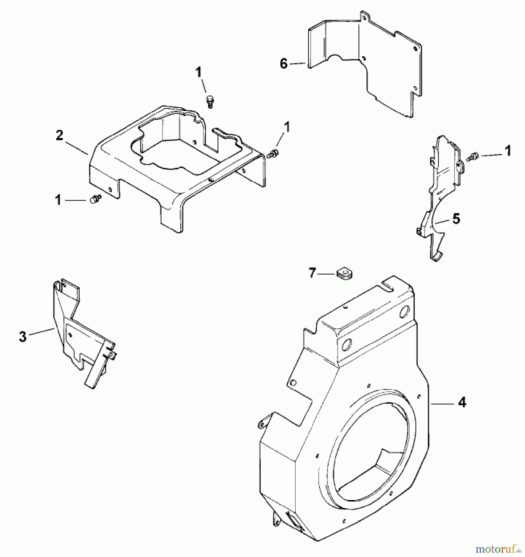  Toro Neu Mowers, Lawn & Garden Tractor Seite 1 73448 (314-8) - Toro 314-8 Garden Tractor, 1998 (8900500-8999999) BLOWER HOUSING & BAFFLES