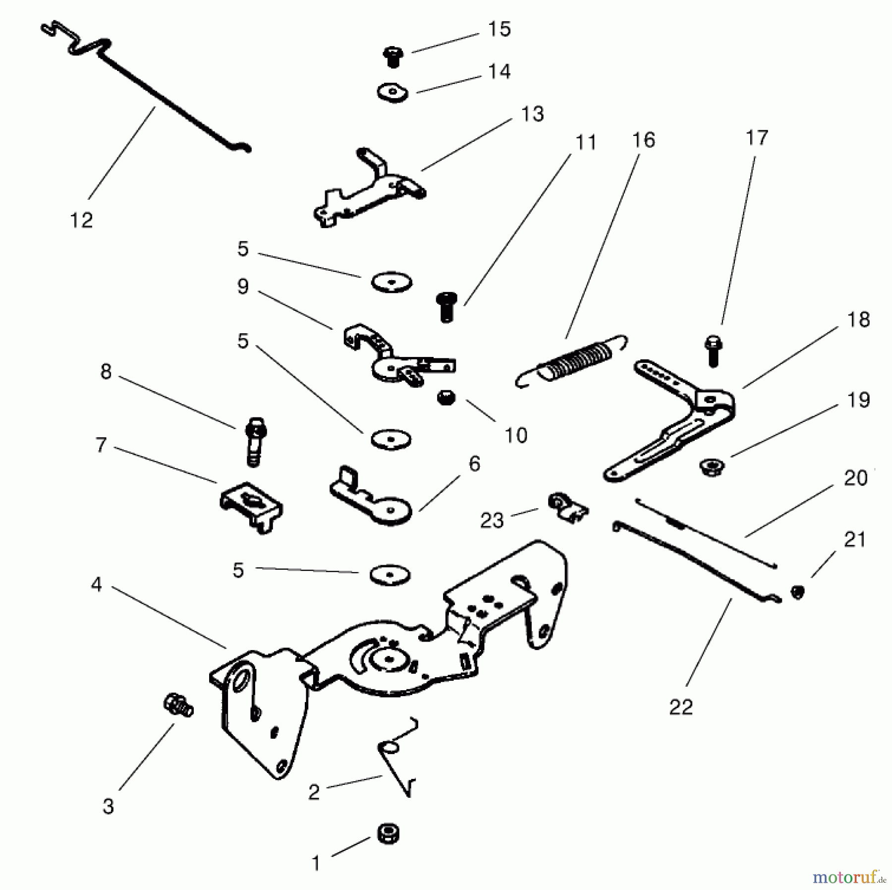  Toro Neu Mowers, Lawn & Garden Tractor Seite 1 73542 (520xi) - Toro 520xi Garden Tractor, 2000 (200000001-200999999) GROUP 9-ENGINE CONTROLS (MODELS 73542 & 73570)