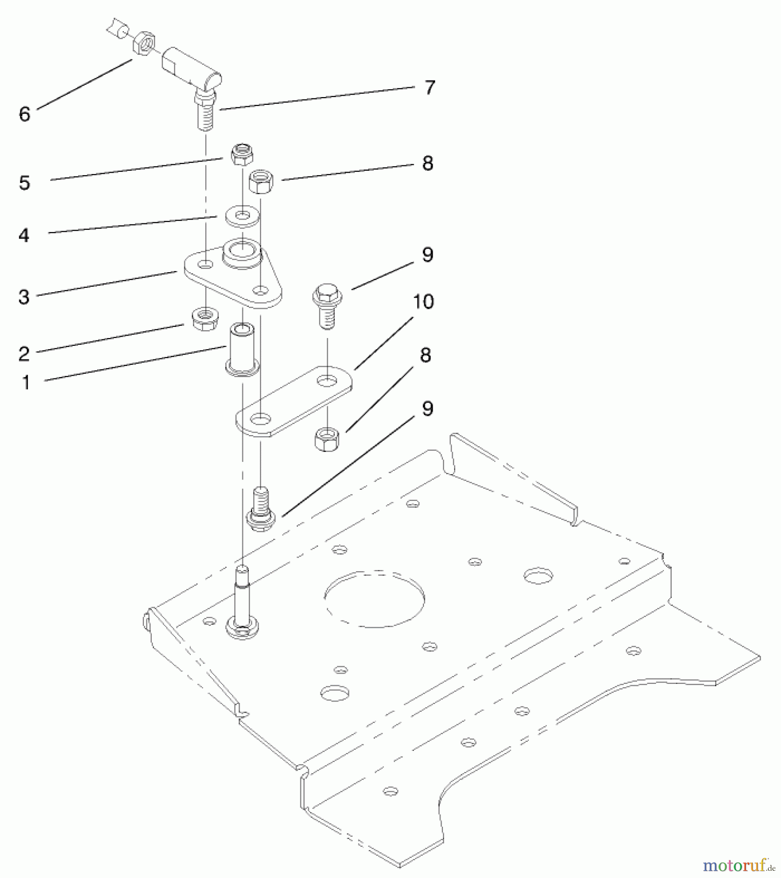  Toro Neu Mowers, Lawn & Garden Tractor Seite 1 73580 (520Lxi) - Toro 520Lxi Garden Tractor, 1999 (9900001-9999999) FRONT SMART TURN ASSEMBLY