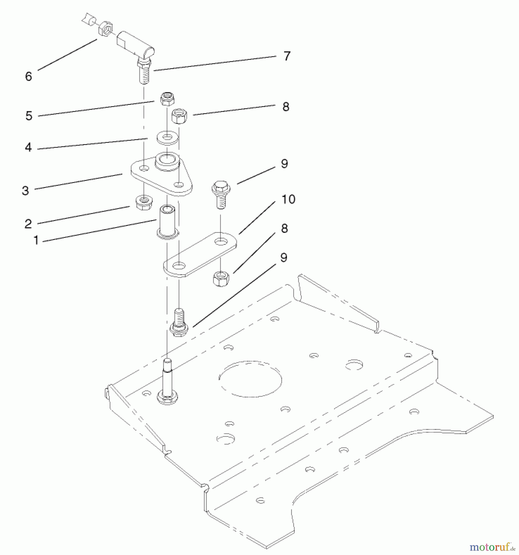  Toro Neu Mowers, Lawn & Garden Tractor Seite 1 73561 (522xi) - Toro 522xi Garden Tractor, 2004 (240000001-240999999) SMART TURN FRONT ASSEMBLY