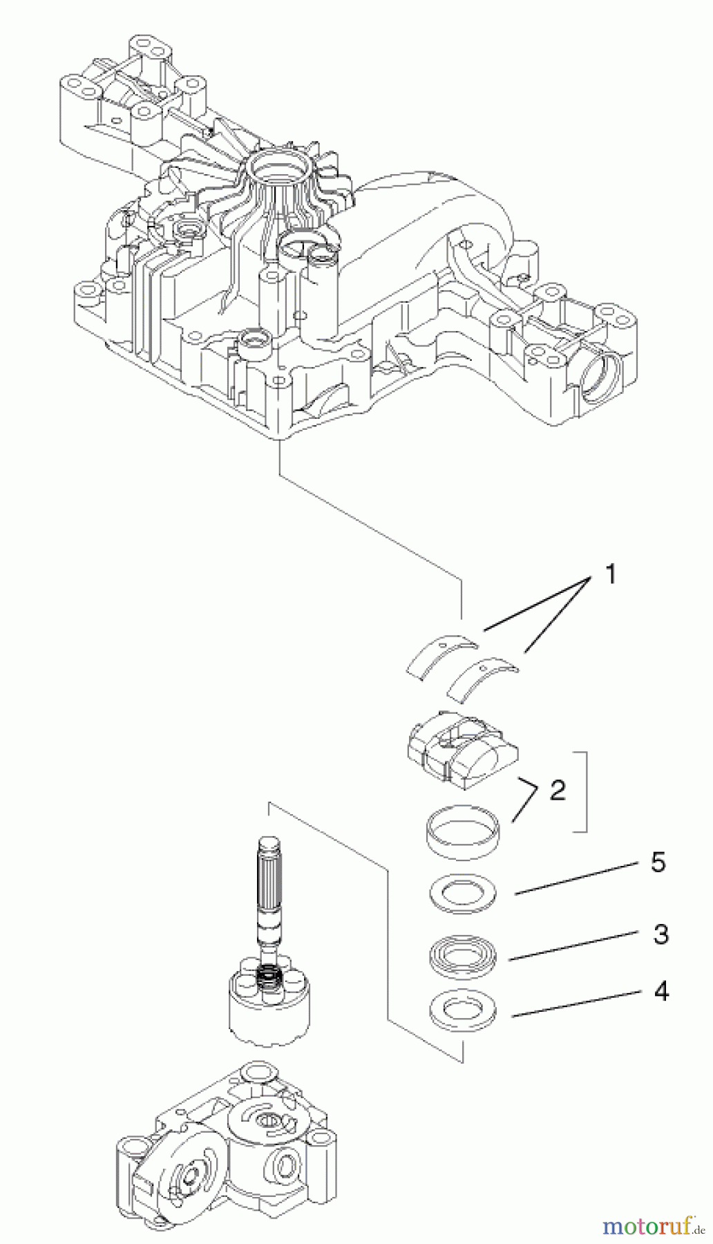  Toro Neu Mowers, Lawn & Garden Tractor Seite 1 74570 (170-DH) - Toro 170-DH Lawn Tractor, 2002 (220000001-220999999) RANGE SHIFT ASSEMBLY