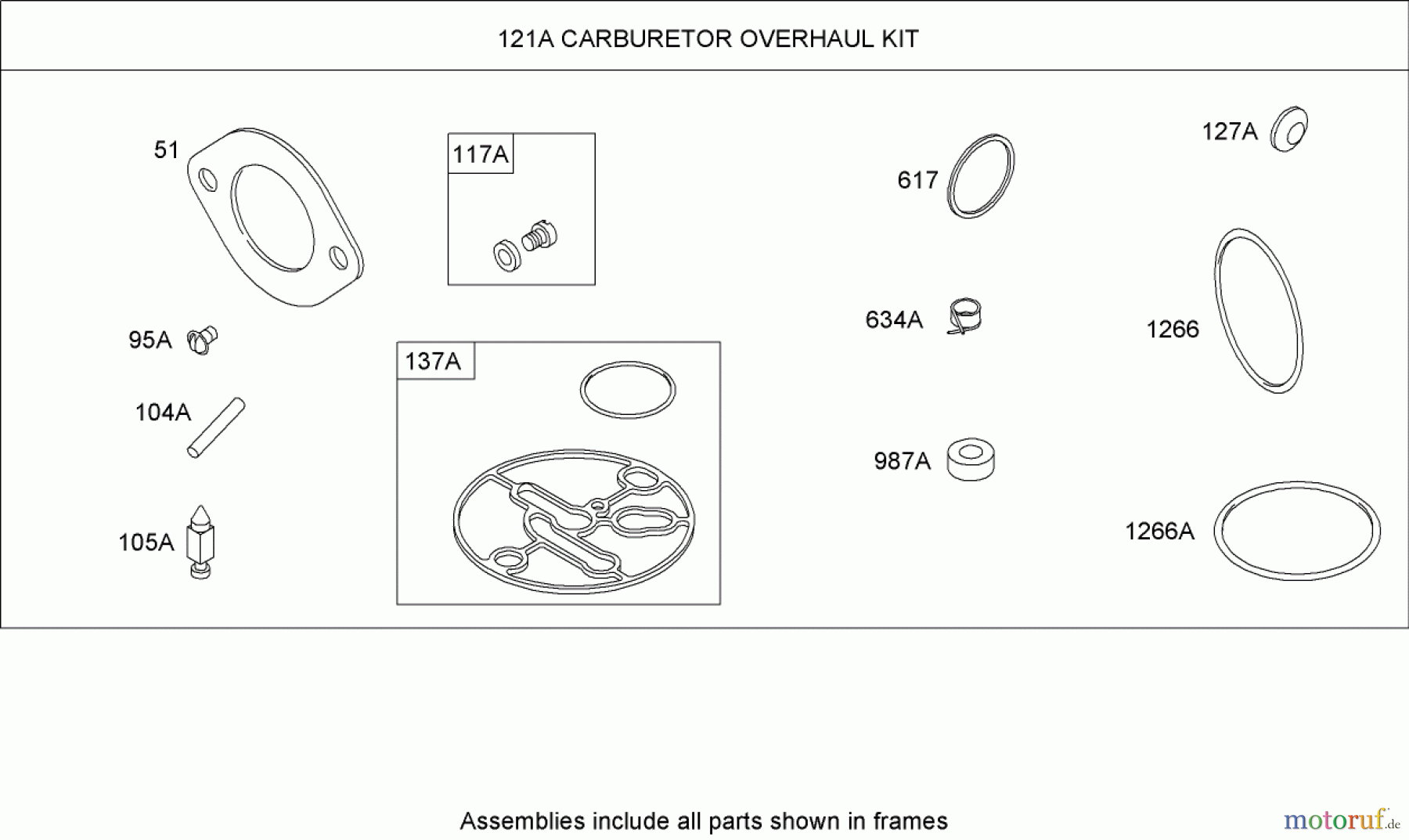  Toro Neu Mowers, Lawn & Garden Tractor Seite 1 74573 (DH 200) - Toro DH 200 Lawn Tractor, 2008 (280000001-280999999) CARBURETOR OVERHAUL KIT (NIKKI) BRIGGS AND STRATTON MODEL 31A607-0117-E1