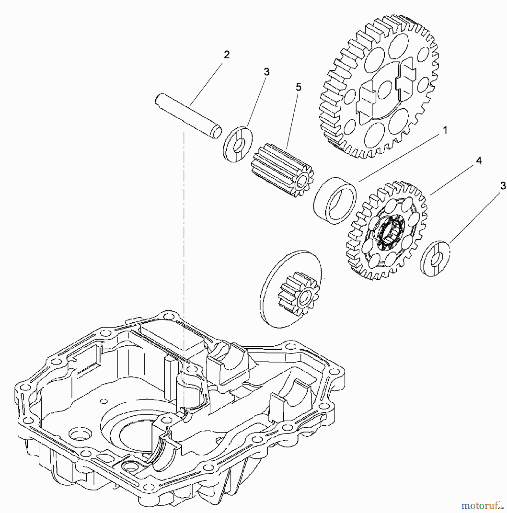  Toro Neu Mowers, Lawn & Garden Tractor Seite 1 74573 (DH 200) - Toro DH 200 Lawn Tractor, 2010 (310000001-310999999) FINAL PINION ASSEMBLY TRANSMISSION ASSEMBLY NO. 114-3155