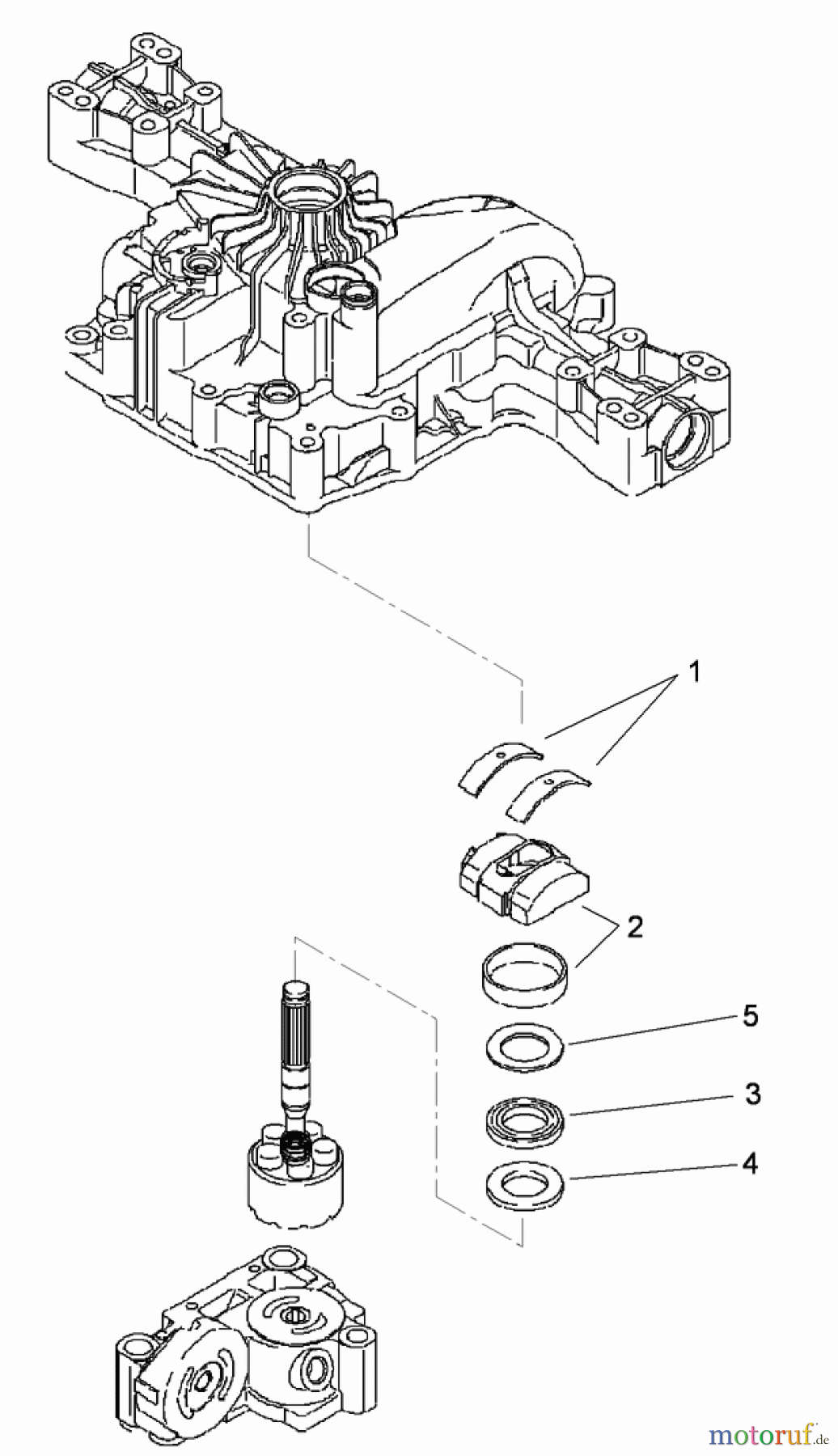  Toro Neu Mowers, Lawn & Garden Tractor Seite 1 74573 (DH 200) - Toro DH 200 Lawn Tractor, 2010 (310000001-310999999) RANGE SHIFT ASSEMBLY TRANSMISSION ASSEMBLY NO. 114-3155