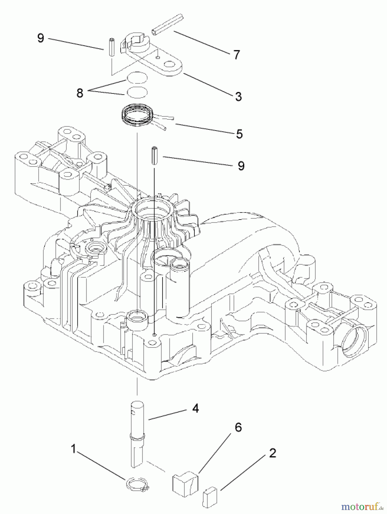  Toro Neu Mowers, Lawn & Garden Tractor Seite 1 74582 (DH 210) - Toro DH 210 Lawn Tractor, 2009 (290000001-290999999) BRAKE ASSEMBLY TRANSMISSION ASSEMBLY NO. 114-3155