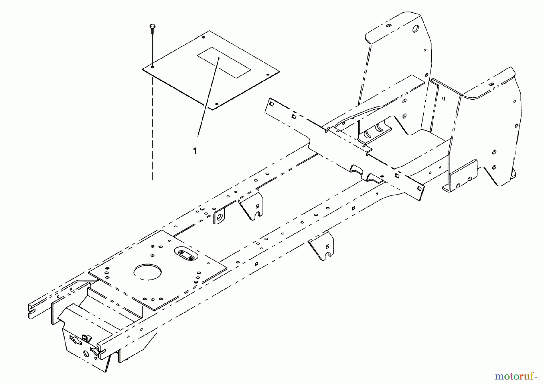  Toro Neu Accessories, Mower 93-9250 - Toro CE Kit For Model 72062 FOOTREST PLATE ASSEMBLY