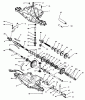 Toro 70100 (10-32) - 10-32 Recycler Rider, 1994 (49000001-49999999) Spareparts PEERLESS TRANSAXLE MODEL NO. 915-019