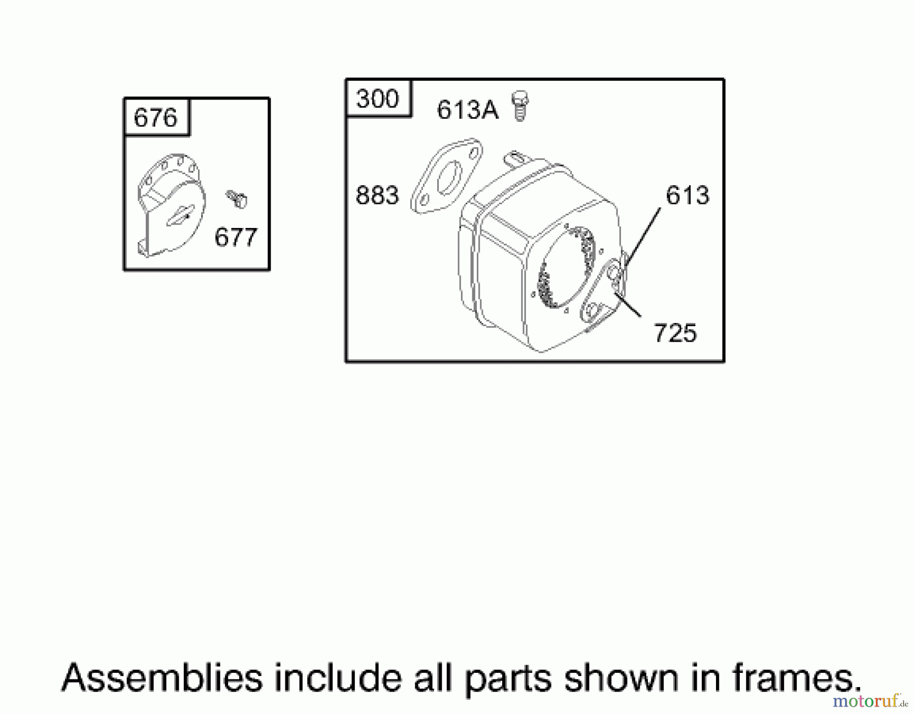  Toro Neu Mowers, Rear-Engine Rider 70184 (13-32H) - Toro 13-32H Rear-Engine Riding Mower, 2003 (230000001-230999999) MUFFLER AND FUEL TANK ASSEMBLY ENGINE BRIGGS AND STRATTON MODEL 28M707-1127-E1