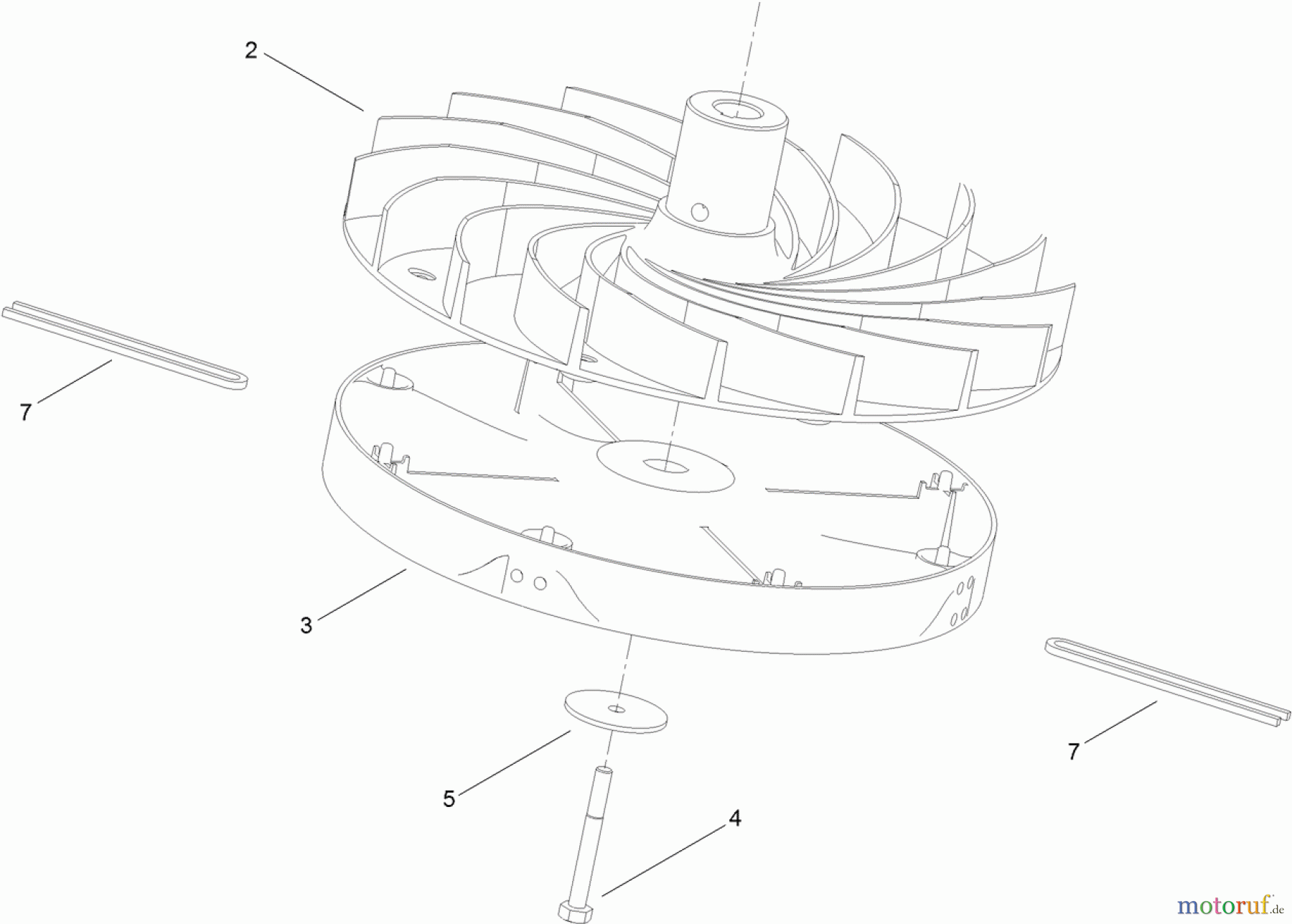  Toro Neu Mowers, Walk-Behind Seite 1 02600 - Toro HoverPro 400 Mower, 2012 (SN 312000001-312999999) CUTTING ASSEMBLY