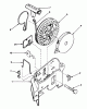 Toro 16165 - Lawnmower, 1983 (3000001-3999999) Spareparts REWIND STARTER NO. 590531