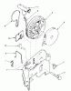 Toro 16165C - Lawnmower, 1986 (6000001-6999999) Spareparts REWIND STARTER NO. 590531