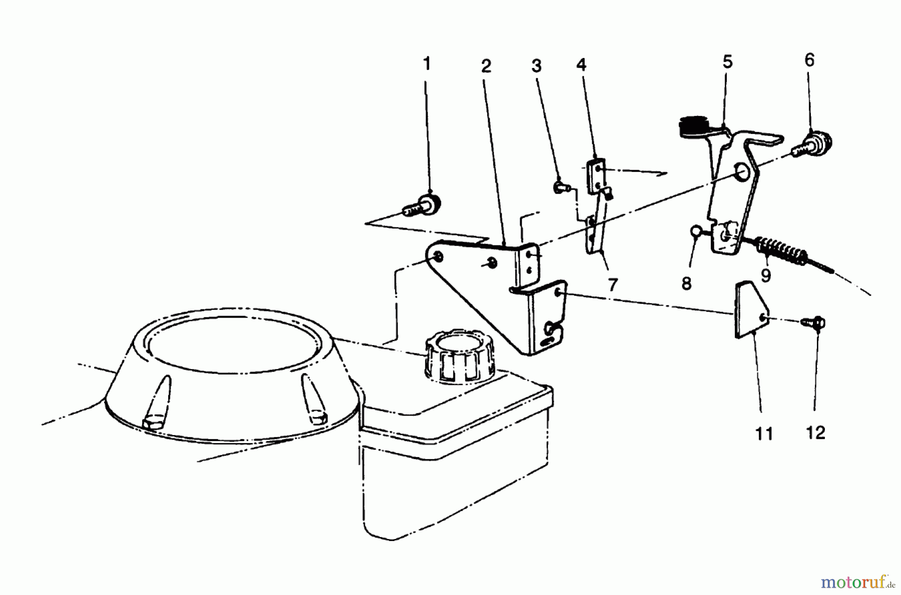  Toro Neu Mowers, Walk-Behind Seite 1 16212B - Toro Lawnmower, 1993 (39000001-39999999) BRAKE ASSEMBLY