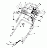 Toro 16212C - Lawnmower, 1988 (8000001-8999999) Spareparts HANDLE ASSEMBLY