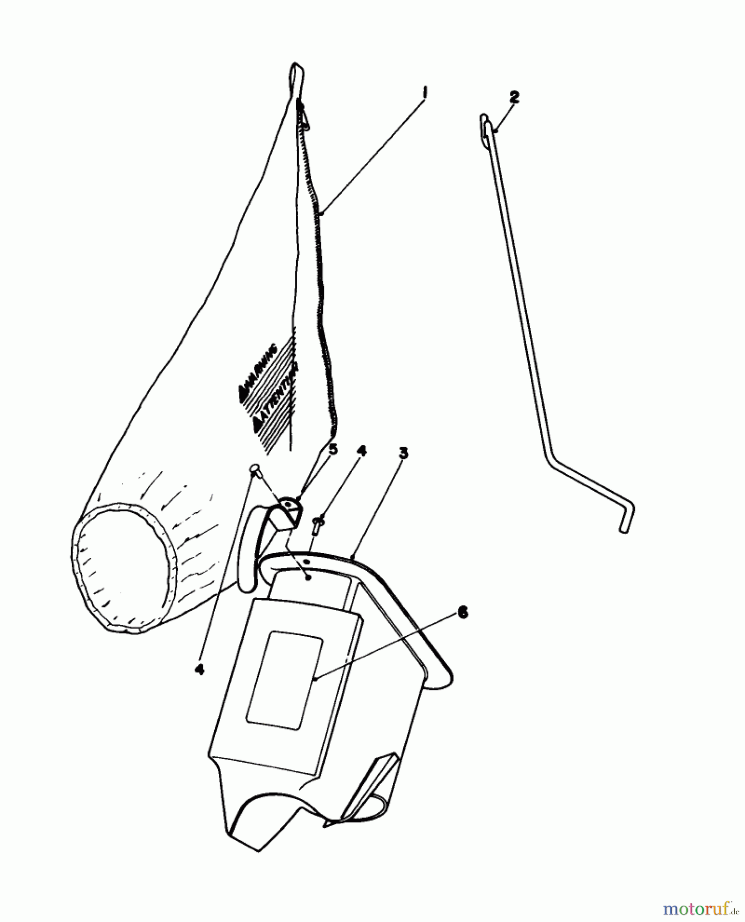  Toro Neu Mowers, Walk-Behind Seite 1 16299 - Toro Lawnmower, 1985 (5000001-5999999) BAGGING KIT NO. 47-6510 (OPTIONAL)