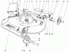 Toro 16380 - Whirlwind II Lawnmower, 1979 (9000001-9999999) Spareparts HOUSING ASSEMBLY