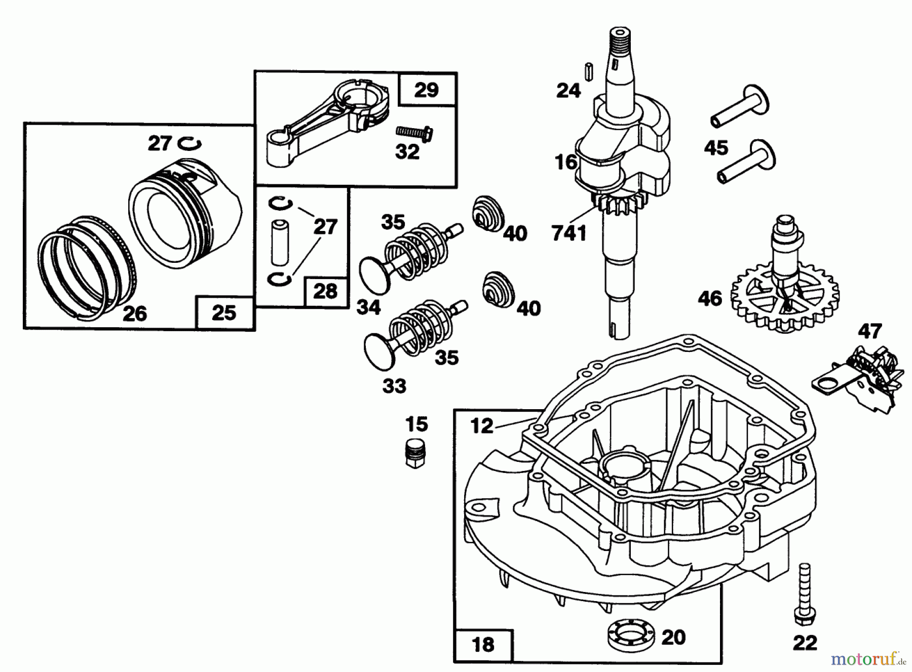  Toro Neu Mowers, Walk-Behind Seite 1 16403 - Toro Lawnmower, 1992 (2000001-2999999) ENGINE BRIGGS & STRATTON MODEL 122702-3171-01 #2