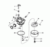 Toro 16575C - Lawnmower, 1989 (9000001-9999999) Spareparts CARBURETOR NO. 632098