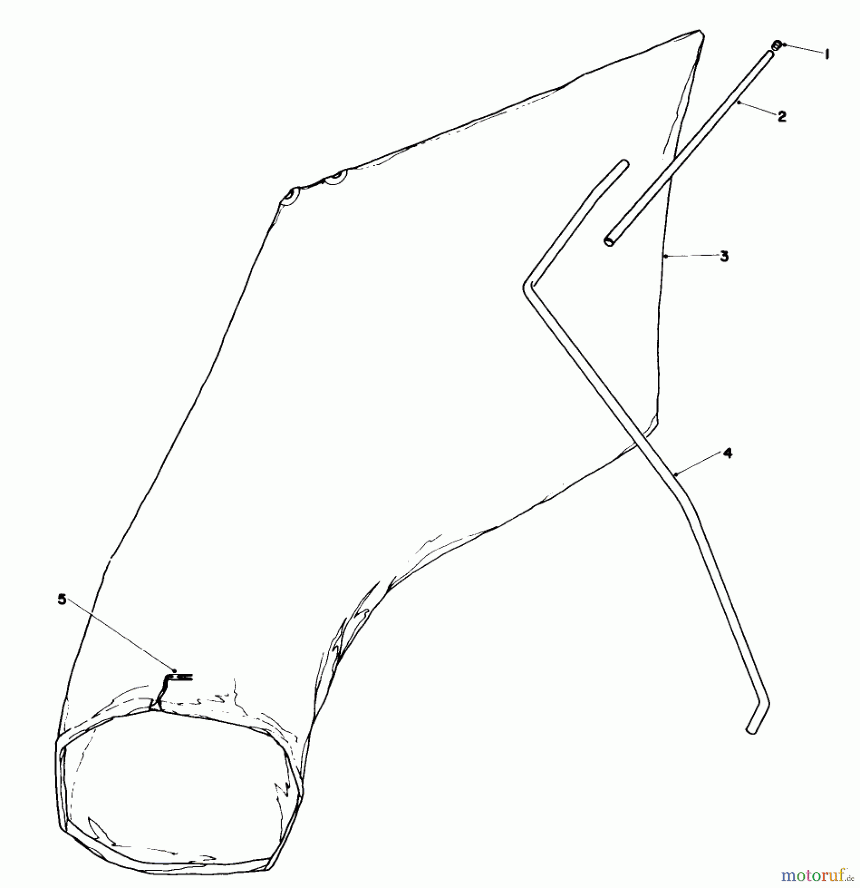  Toro Neu Mowers, Walk-Behind Seite 1 16585 - Toro Lawnmower, 1986 (6000001-6999999) GIANT BAGGING KIT NO. 29-9750 (OPTIONAL)