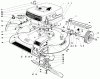 Toro 16655 - Lawnmower, 1978 (8000001-8999999) Spareparts HOUSING AND ENGINE ASSEMBLY