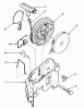 Toro 18015 - Lawnmower, 1979 (9000001-9999999) Spareparts REWIND STARTER NO. 590531