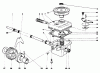 Toro 18060 - Lawnmower, 1980 (0000001-0999999) Spareparts GEAR CASE ASSEMBLY