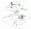 Toro 19173 - Guardian Lawnmower, 1973 (3000001-3999999) Spareparts ENGINE ASSEMBLY MODEL 19173