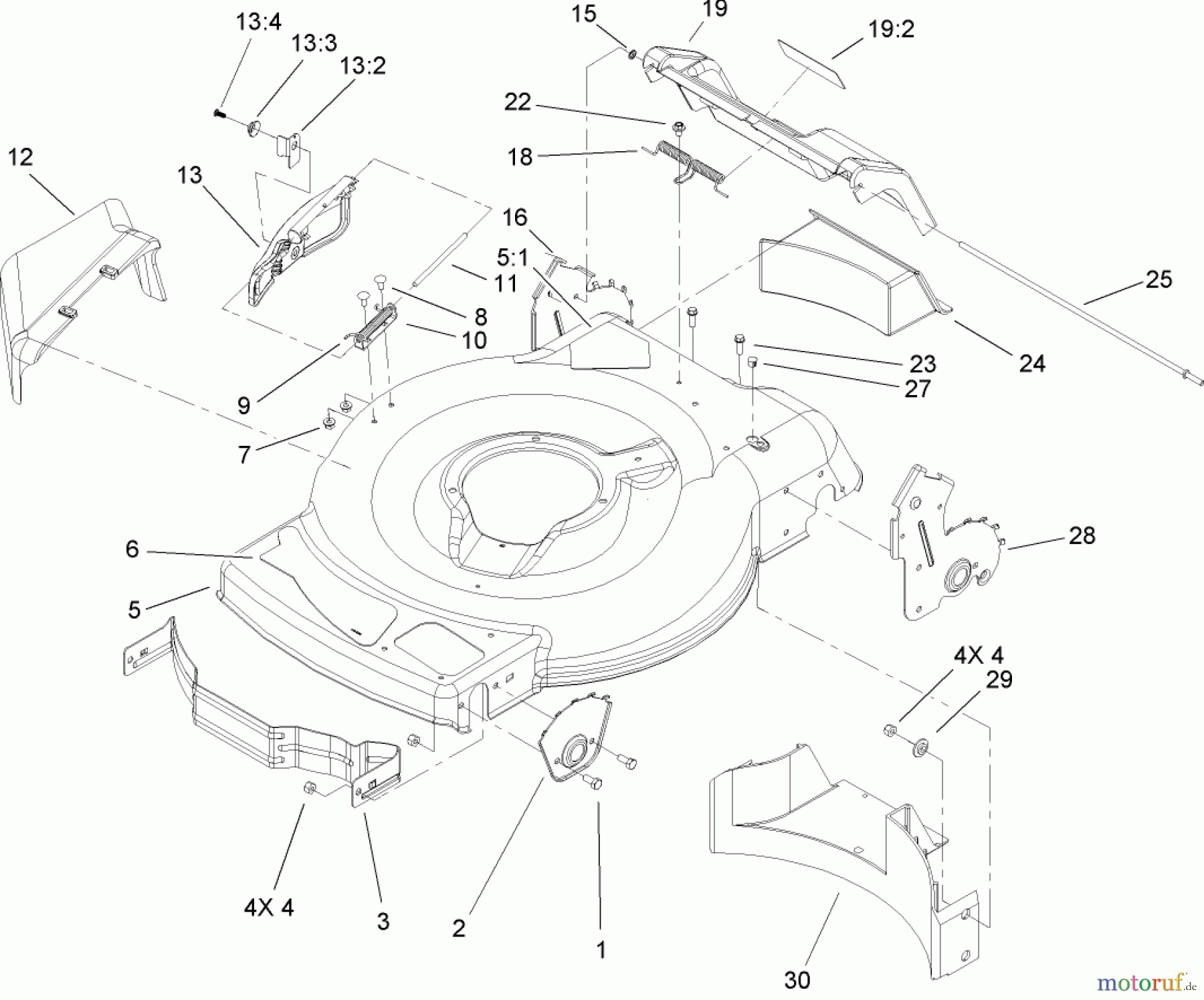  Toro Neu Mowers, Walk-Behind Seite 1 20005 - Toro 22