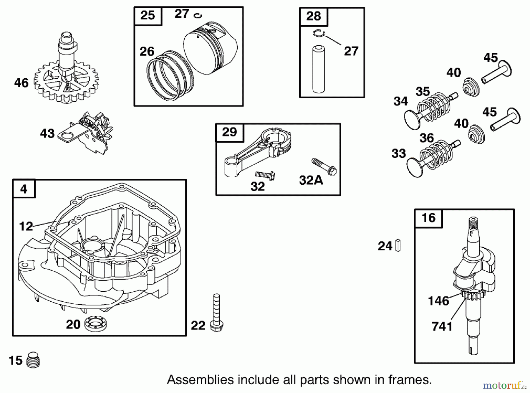  Toro Neu Mowers, Walk-Behind Seite 1 20023 (R-21SB) - Toro Recycler Mower, R-21SB, 2001 (210000001-210999999) ENGINE BRIGGS & STRATTON MODEL 12H802-1776-B1 #2