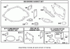 Toro 20030 (SR-21P) - Super Recycler Mower, SR-21P, 2001 (210000001-210999999) Spareparts GASKET ASSEMBLY BRIGGS AND STRATTON MODEL 12H802-1776-B1