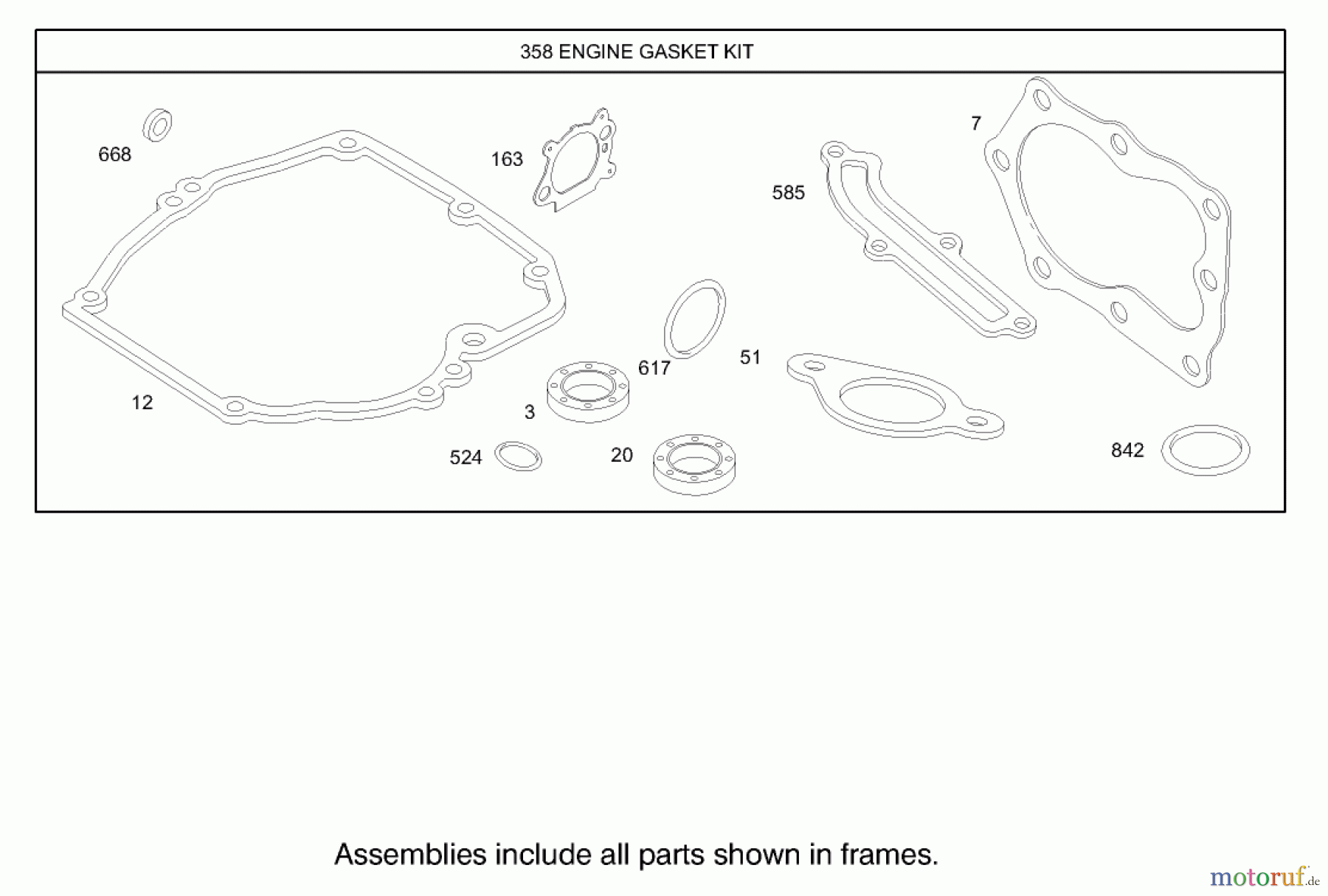  Toro Neu Mowers, Walk-Behind Seite 1 20037 - Toro Super Recycler Mower with Bag, 2003 (230000001-230999999) GASKET ASSEMBLY BRIGGS AND STRATTON MODEL 123K02-0114-E1