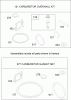 Toro 20047 - 22" Recycler Lawnmower, 2006 (260000001-260999999) Spareparts CARBURETOR OVERHAUL KIT ASSEMBLY BRIGGS AND STRATTON 125K02-0202-E1
