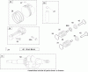 Toro 20047 - 22" Recycler Lawnmower, 2006 (260000001-260999999) Spareparts CRANKSHAFT ASSEMBLY BRIGGS AND STRATTON 125K02-0202-E1