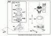 Toro 20048 (SR-21SE) - Super Recycler Mower, SR-21SE, 2001 (210000001-210999999) Spareparts STARTER MOTOR ASSEMBLY BRIGGS AND STRATTON MODEL 12J905-2370-B1