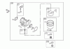 Toro 20053 - Super Recycler Lawn Mower, 2006 (260000001-260999999) Spareparts CARBURETOR ASSEMBLY BRIGGS AND STRATTON 125K02-0189-E1