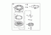 Toro 20054 - Super Recycler Lawn Mower, 2005 (250000001-250999999) Spareparts STARTER ASSEMBLY BRIGGS AND STRATTON 125K02-0189-E1