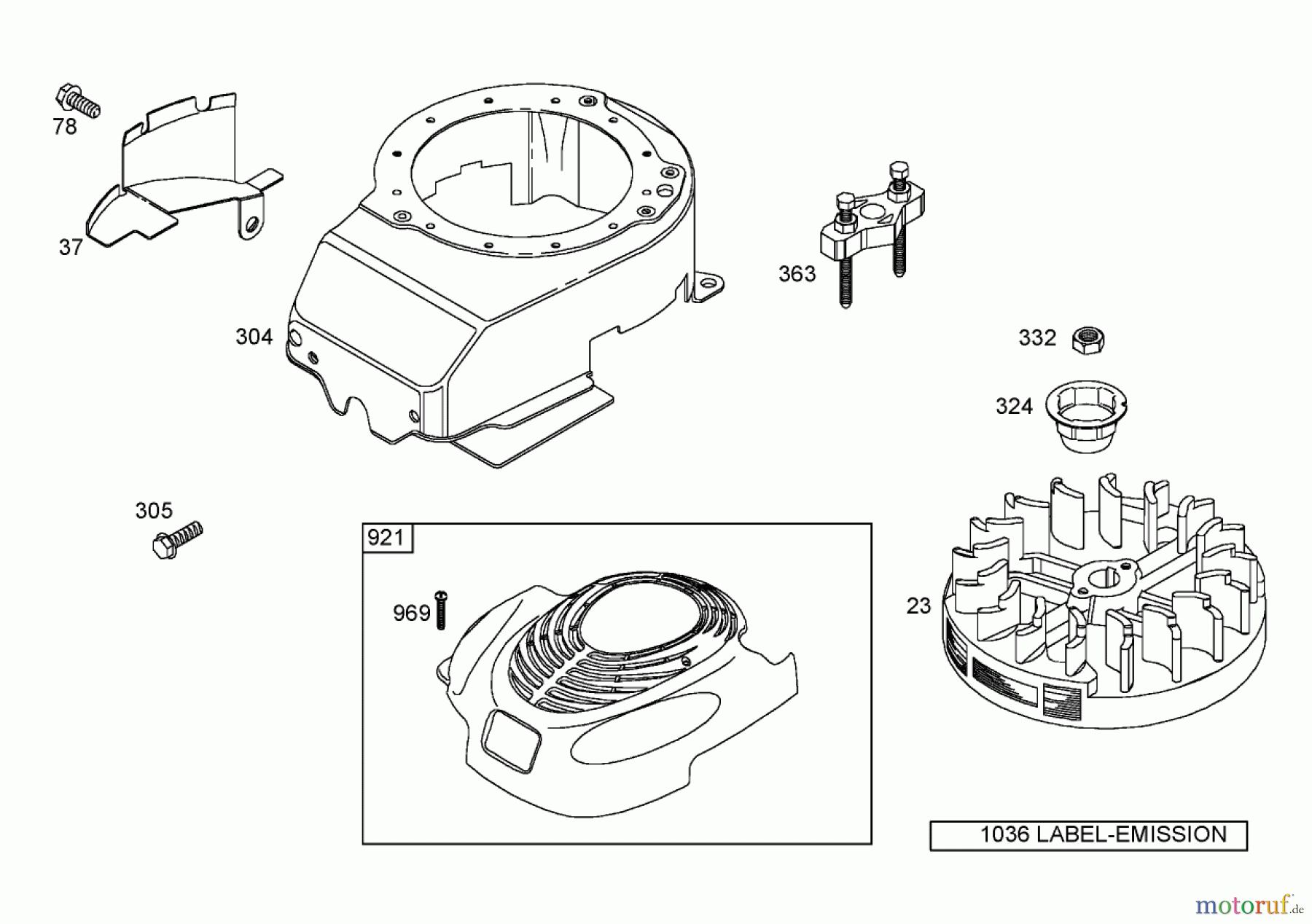  Toro Neu Mowers, Walk-Behind Seite 1 20054 - Toro Super Recycler Lawn Mower, 2006 (260000001-260999999) BLOWER HOUSING ASSEMBLY BRIGGS AND STRATTON 125K02-0189-E1