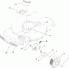 Toro 20066 - 22" Recycler Lawn Mower, 2008 (280000001-280999999) Spareparts FRONT AXLE ASSEMBLY