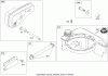 Toro 20067 - 22" Recycler Lawn Mower, 2007 (270000001-270999999) Spareparts MUFFLER AND FUEL TANK ASSEMBLY BRIGGS AND STRATTON 126T05-0115-B1