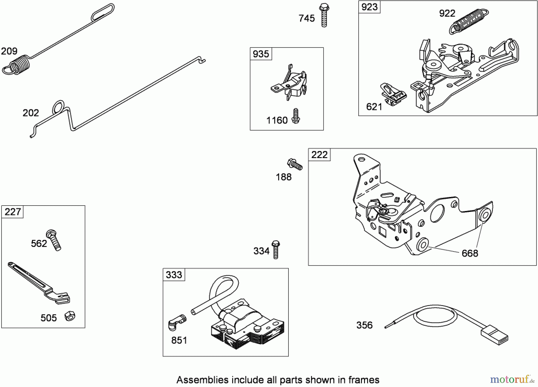  Toro Neu Mowers, Walk-Behind Seite 1 20095 - Toro Super Recycler Lawn Mower, 2008 (280000001-280999999) GOVERNOR ASSEMBLY BRIGGS AND STRATTON 126T07-0226-B1