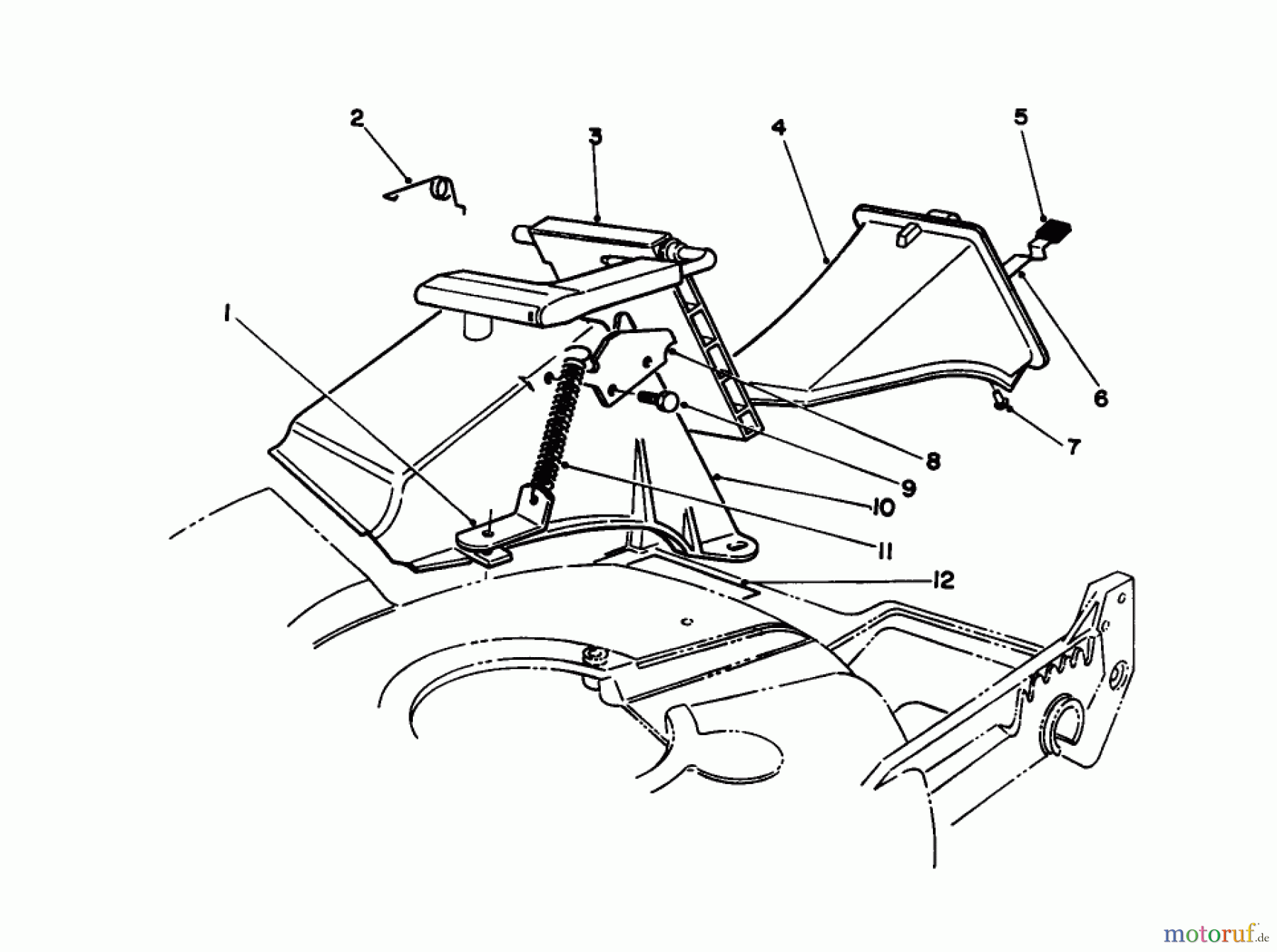  Toro Neu Mowers, Walk-Behind Seite 1 20106 - Toro Lawnmower, 1992 (2000001-2999999) RECYCLER BAGGING KIT MODEL NO. 59174 (OPTIONAL)