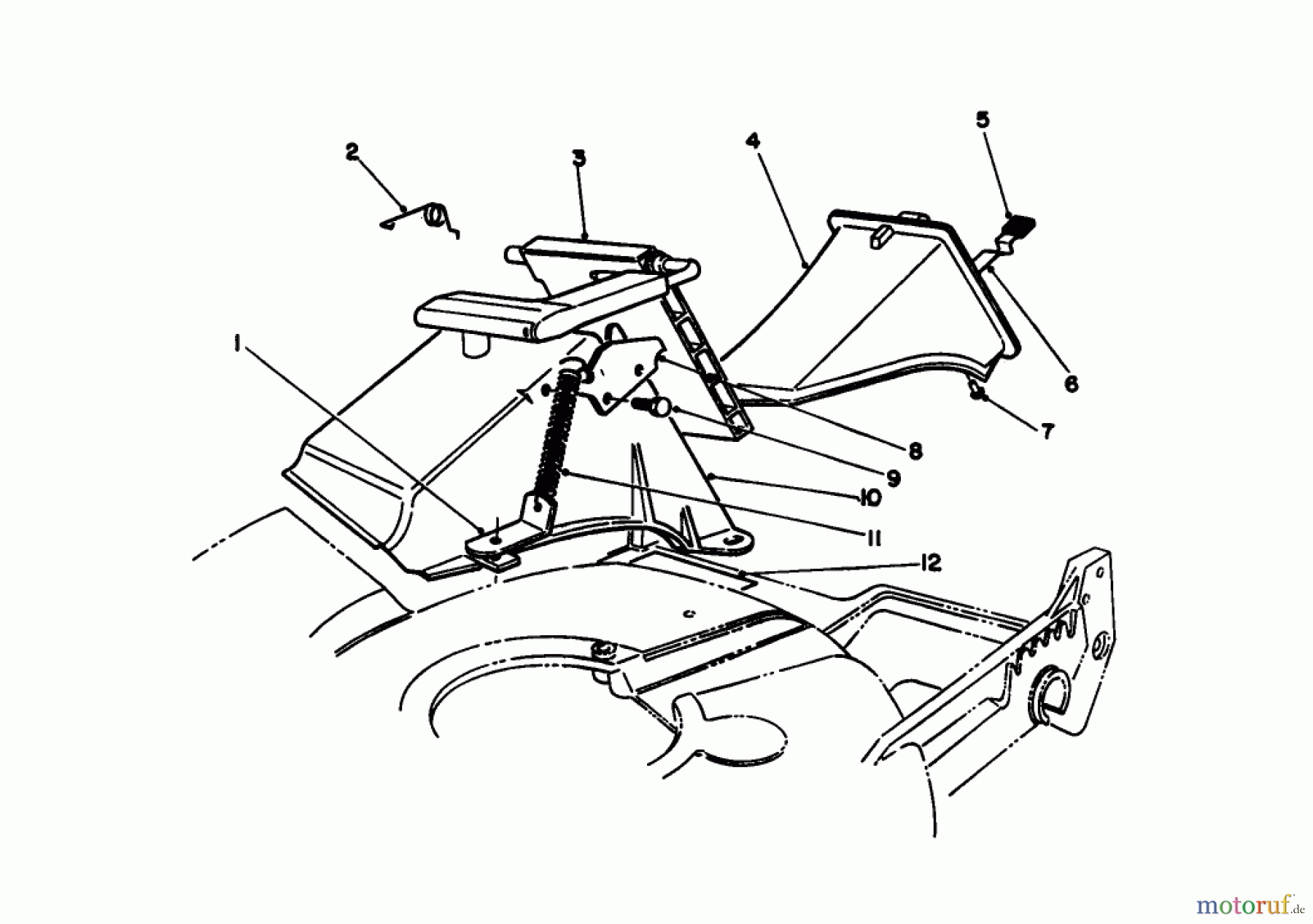  Toro Neu Mowers, Walk-Behind Seite 1 20107 - Toro Lawnmower, 1992 (2000001-2999999) RECYCLER BAGGING KIT MODEL NO. 59174 (OPTIONAL) #1